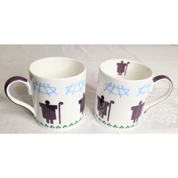 Pair of Wild Goose "A Gift of Imagination" 10 oz. Bone China Mugs - Picture 1 of 6